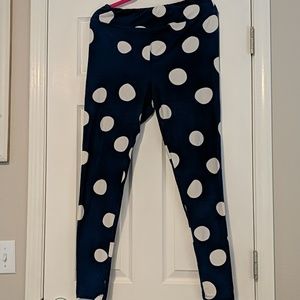 2 for $15 - GUC Lularoe Polka Dot Leggings Tall and Curvy